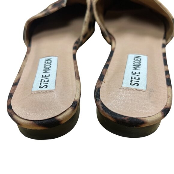 Steve Madden Leopard Print Slip-On Mules For Women Size 7.5 - Picture 3 of 6